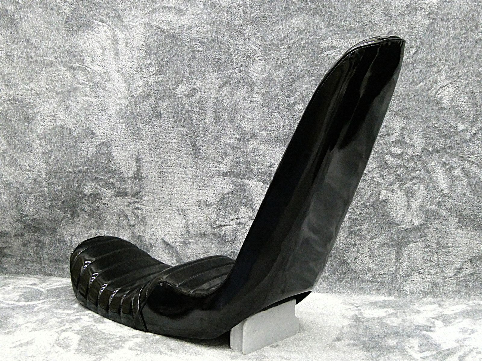 CBX400F 黒エナ 60cm 三段シート/補強入CBX550FブラックNC04 PC07 3段