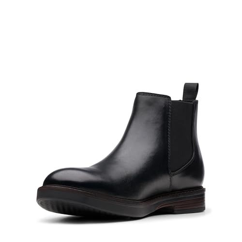 Clarks(クラークス) メンズ ポールソンアップ 本革ブーツ サイドゴアm