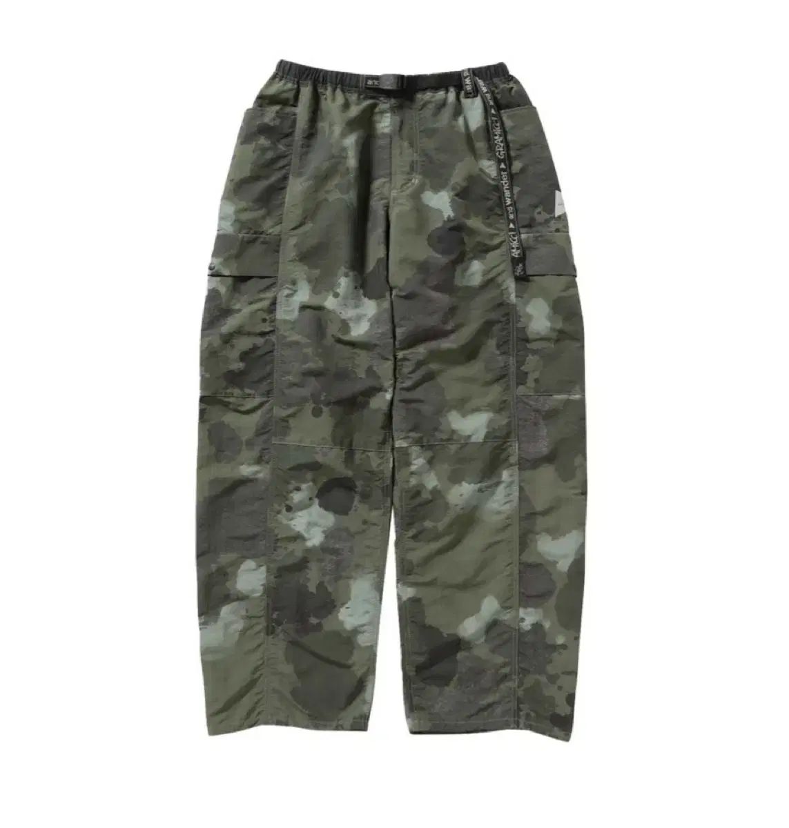 グラミチ アンドワンダー リップストップ ボイジャー パンツ カモ