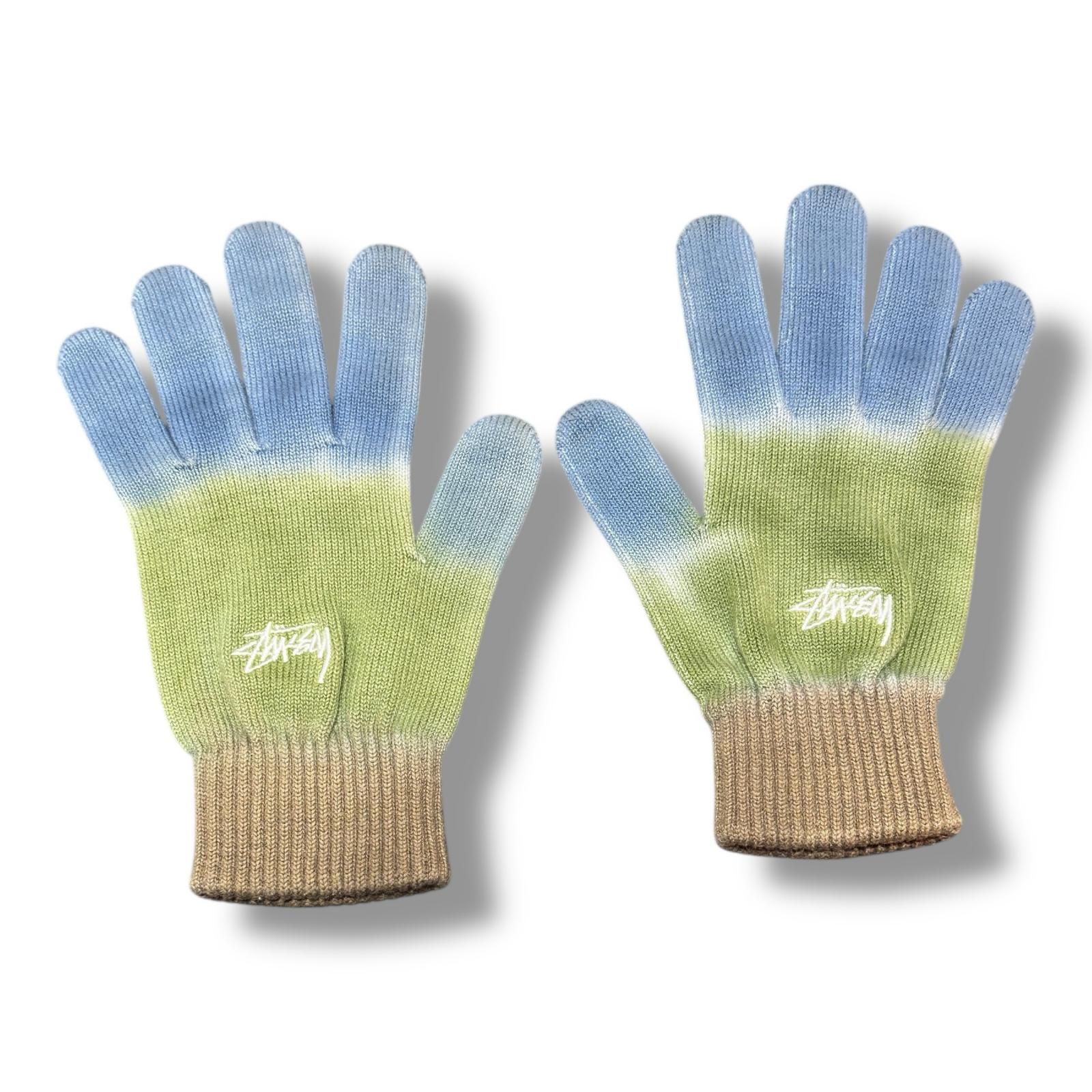 STUSSY Earth Day Knit Gloves アースデイニットグローブ 手袋 ステューシー 138731 オリーブ F 5968 M