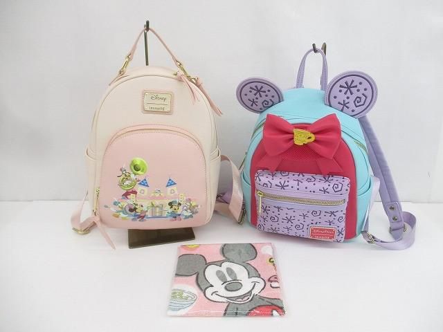 優 ラウンジフライ LoungeFly ディズニー リュック 2点 タオルおまけつき レディース