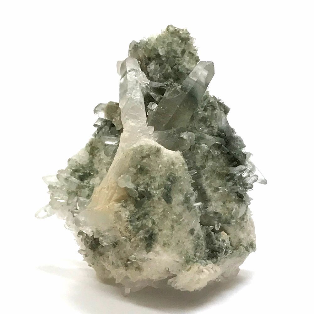 ヒマラヤ水晶 原石 クローライトINクォーツ ガネーシュヒマール産 1319 天然石 パワーストーン