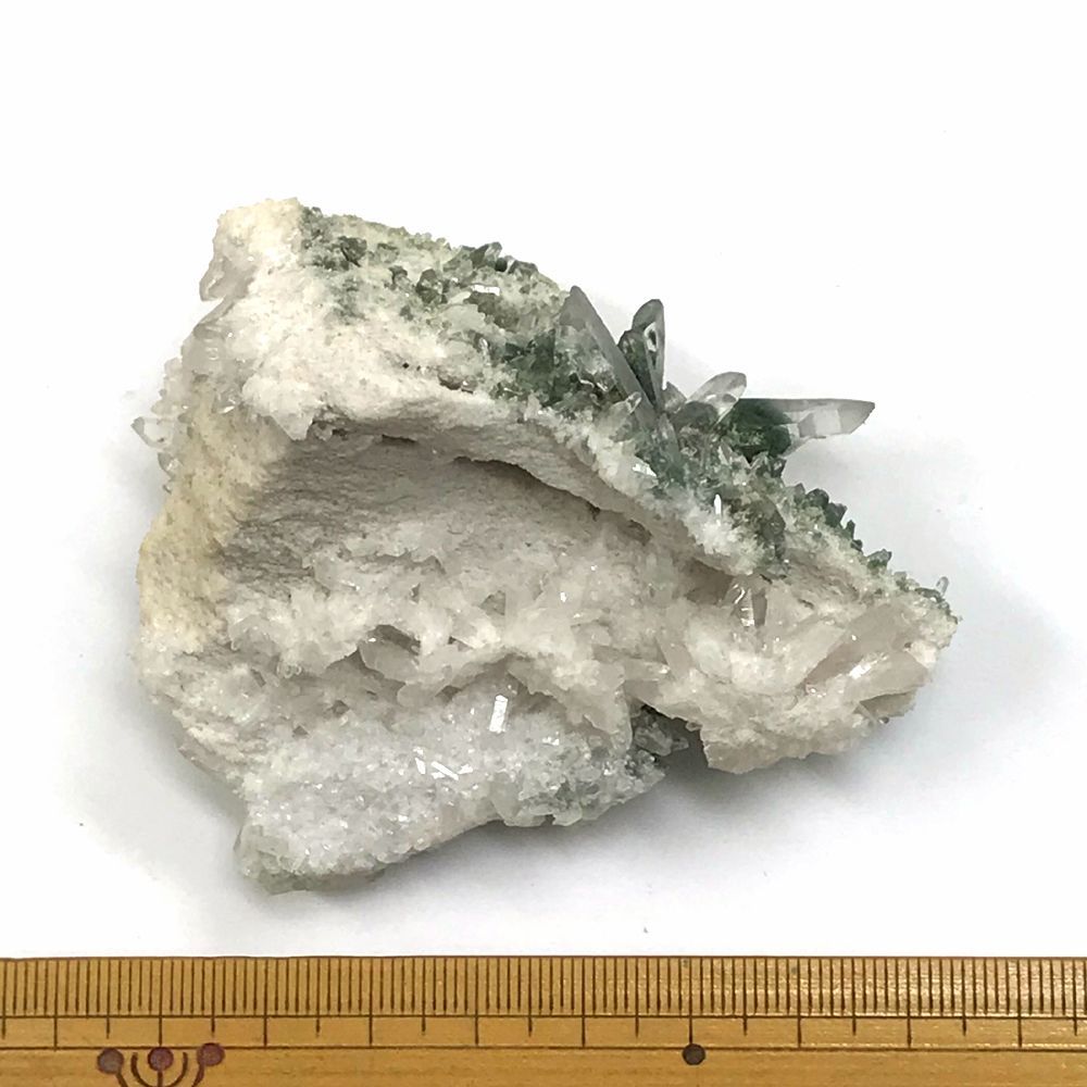  ヒマラヤ水晶 原石 クローライトINクォーツ ガネーシュヒマール産 1319 天然石 パワーストーン 香りグッズ 置物 インテリア小物