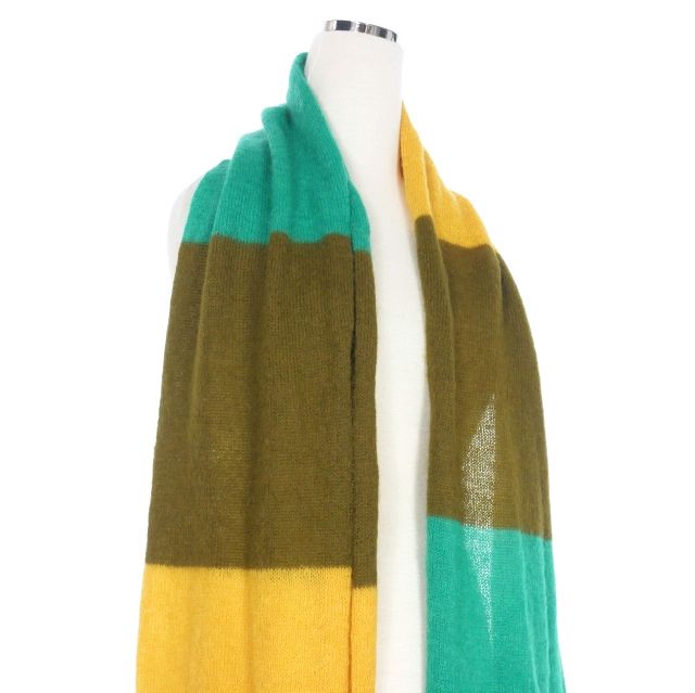 ディースクエアード 22 AW モヘア マフラー ストール UNI マルチカラー 正規