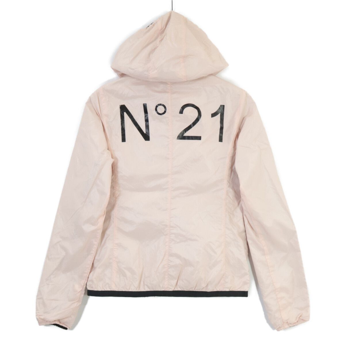 N゜21 ヌメロ ヴェントゥーノ ×K・WAY 17年 ﾌﾞﾗｯｸ×ﾋﾟﾝｸ ﾅｲﾛﾝ ﾘﾊﾞｰｼﾌﾞﾙ