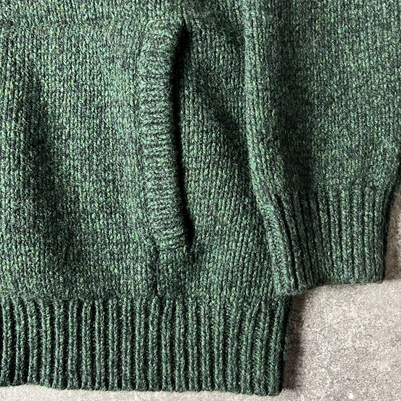LLBean ラムウール ドライバーズ ニット カーディガン XL / エルエル 
