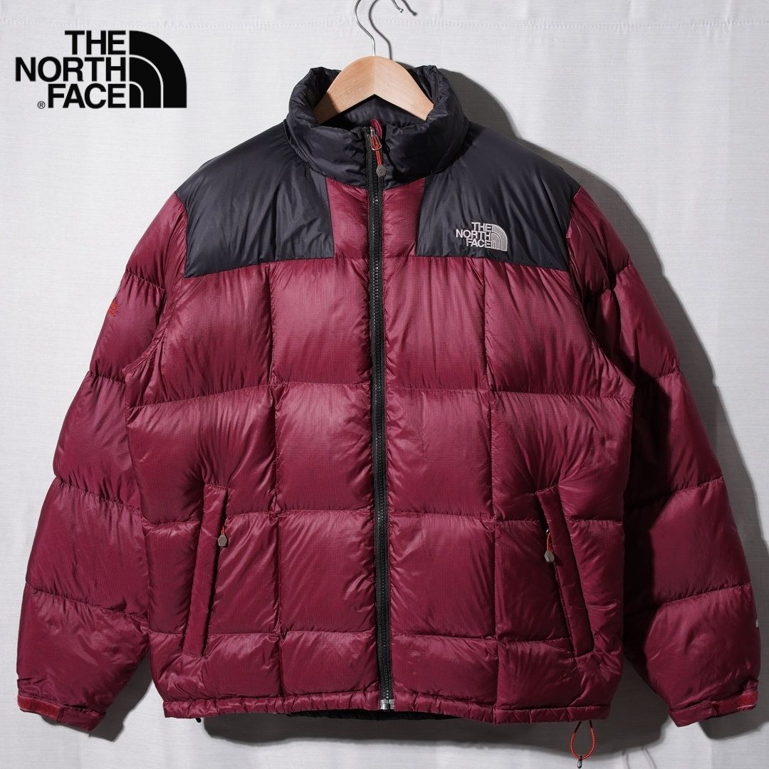 ノースフェイス THE NORTH FACE ダウンジャケット L パープル ブラック 
