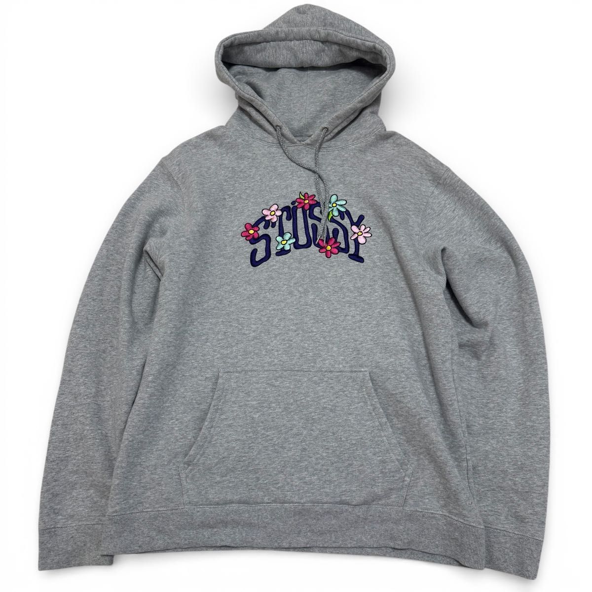 パーカー 【即完売品】STUSSY ステューシー 花柄 刺繍ロゴ 入手困難