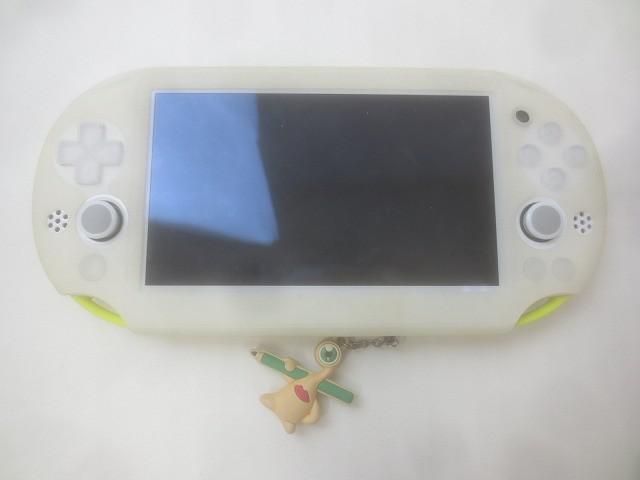 品 ゲーム PS Vita 本体 PCH 2000 ライムグリーン ホワイト 動作品 本体のみ