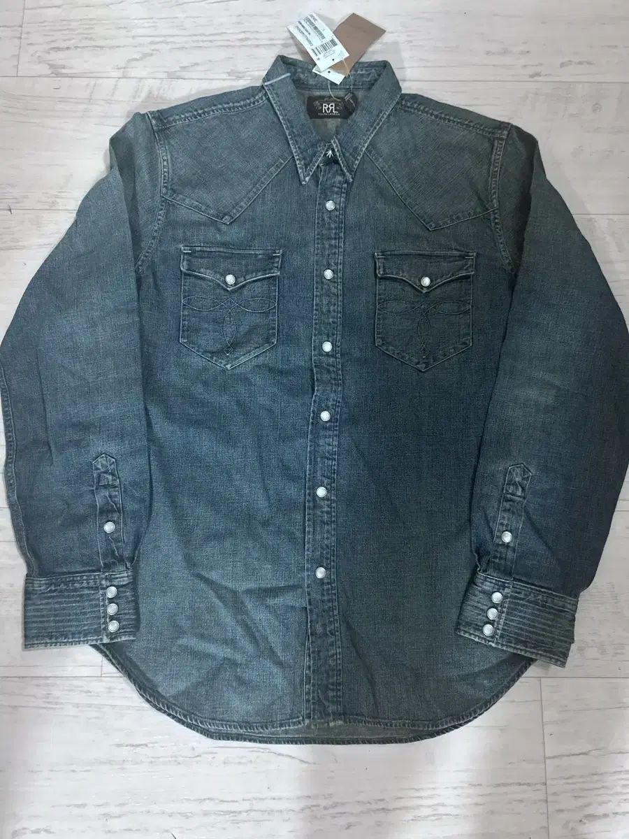 RRL ウェスタン デニム シャツ DARK ウォッシュ L
