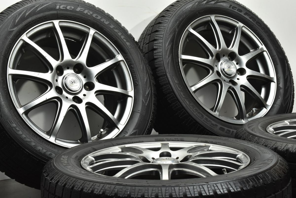 ノア ヴォクシーなどに ロクサーニスポーツ 16 in 6.5 J 53 PCD 114.3 アイスフロンテージ 205|60 R エスクァイア ステップワゴン