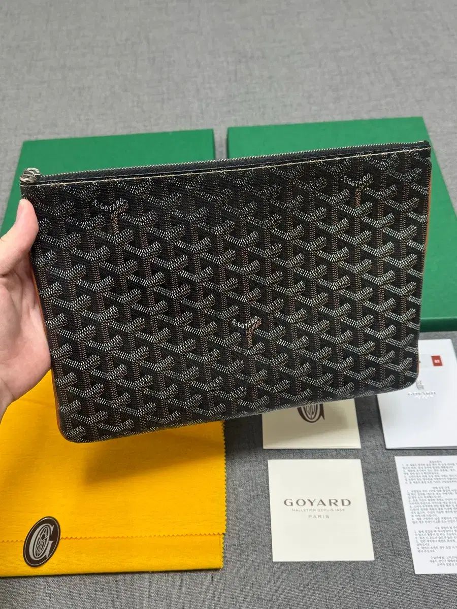 Masion Goyard ゴヤール 瀬名 泉 MM ブラック タン クラッチバッグ