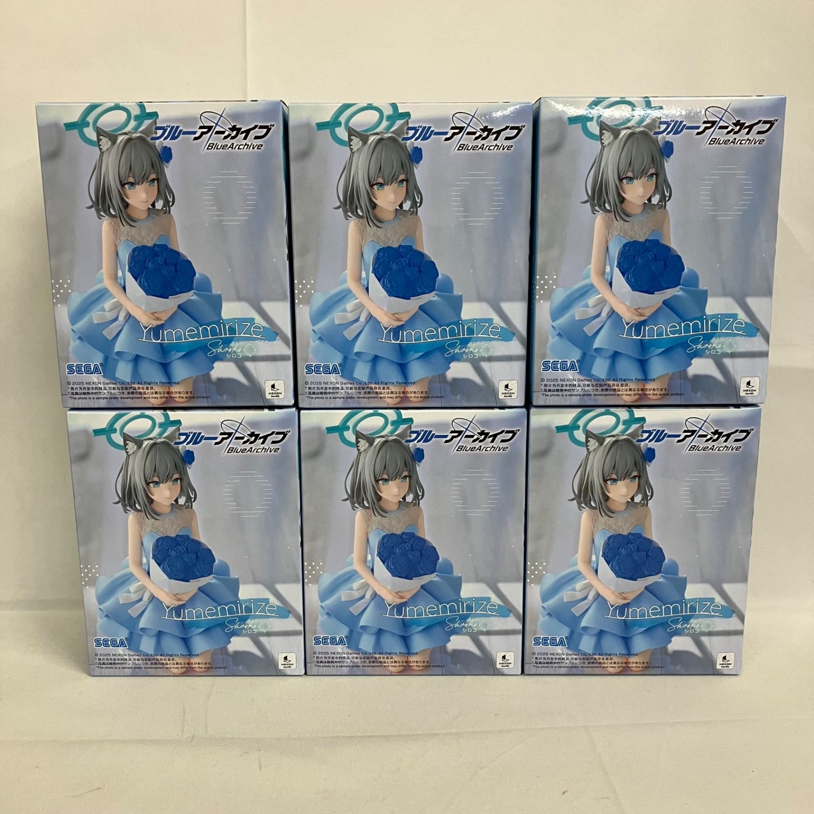 未開封 ブルーアーカイブ Yumemirize シロコ フィギュア 6個セット