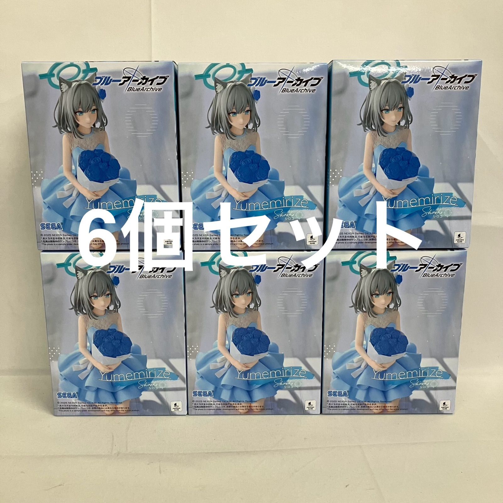 未開封 ブルーアーカイブ Yumemirize シロコ フィギュア 6個セット