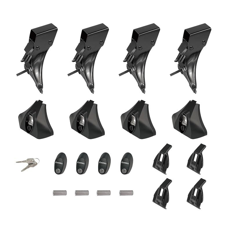 カーメイト Carmate inno イノー 車種別 スクエアベース ドリップタイプ エブリイ | ジムニー ハイエース レジアスエース 等 ベースステー ベーシックステー キーロック ナット固定 キャリア システムキャリア ルーフキャリア ベース