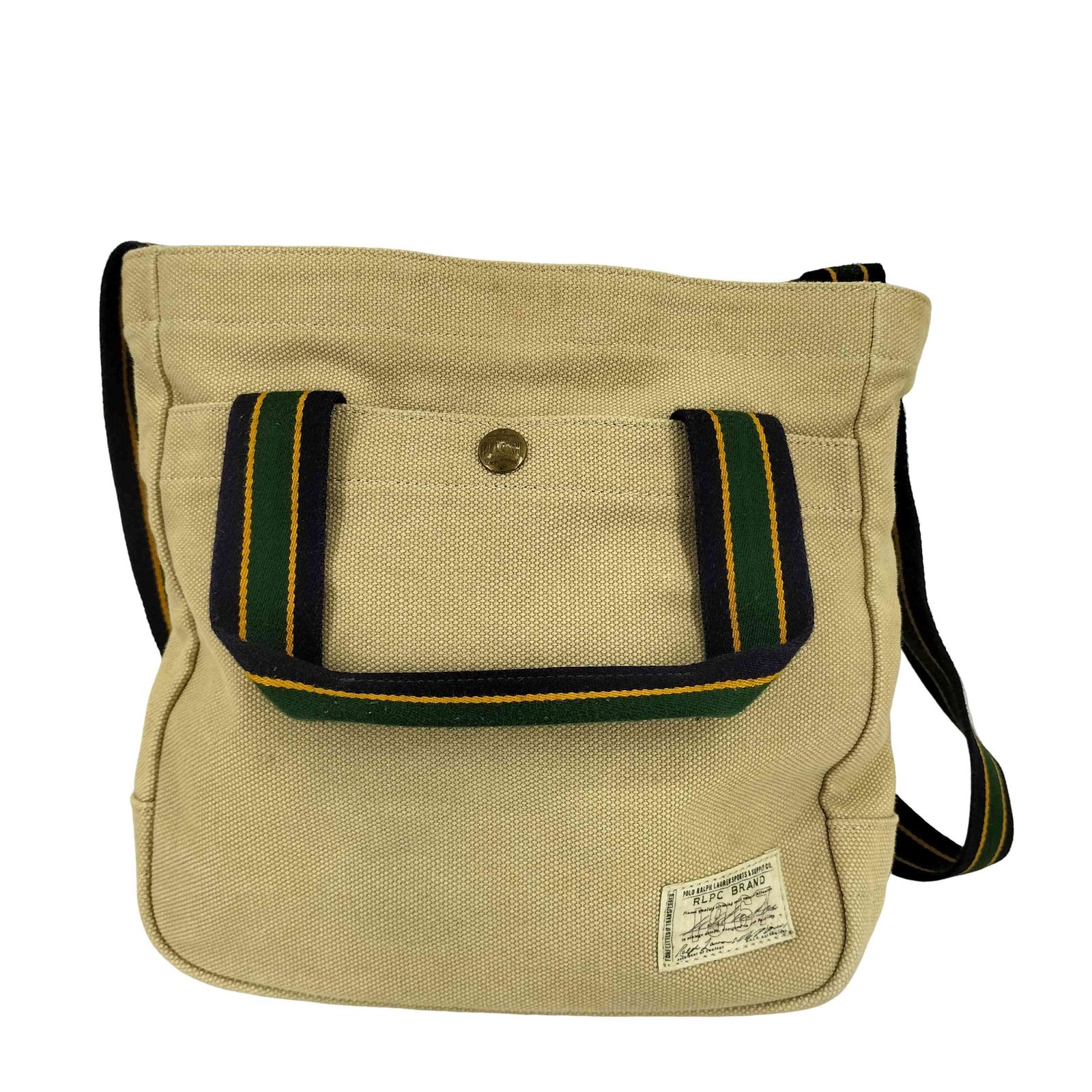 ポロラルフローレン POLO RALPH LAUREN キャンバス トートバッグ メンズ 表記無