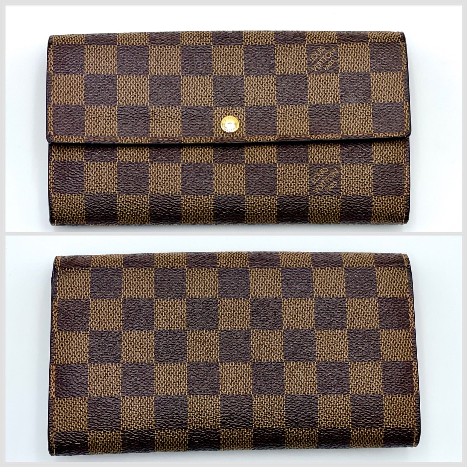 Louis Vuitton ルイヴィトン / ダミエ / ポルトフォイユ サラ / エベヌ