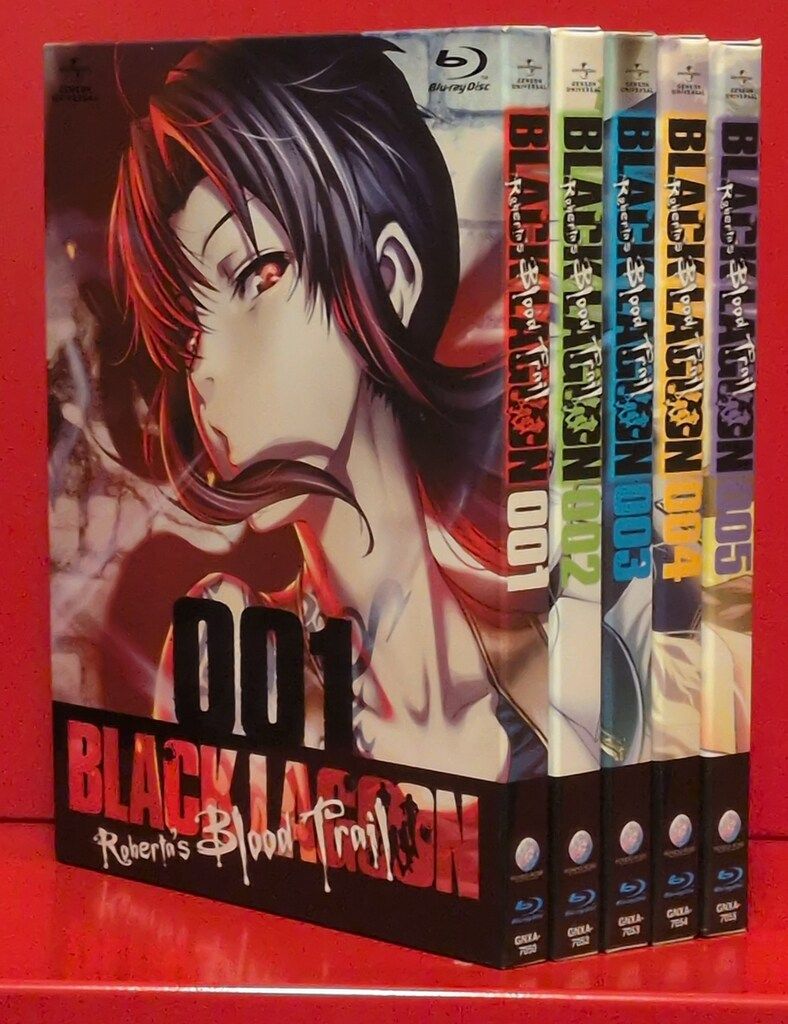アニメBlu-ray BLACK LAGOON Roberta's Blood Trail 初回版全5巻セット