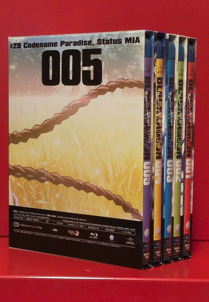 アニメBlu-ray BLACK LAGOON Roberta's Blood Trail 初回版全5巻セット