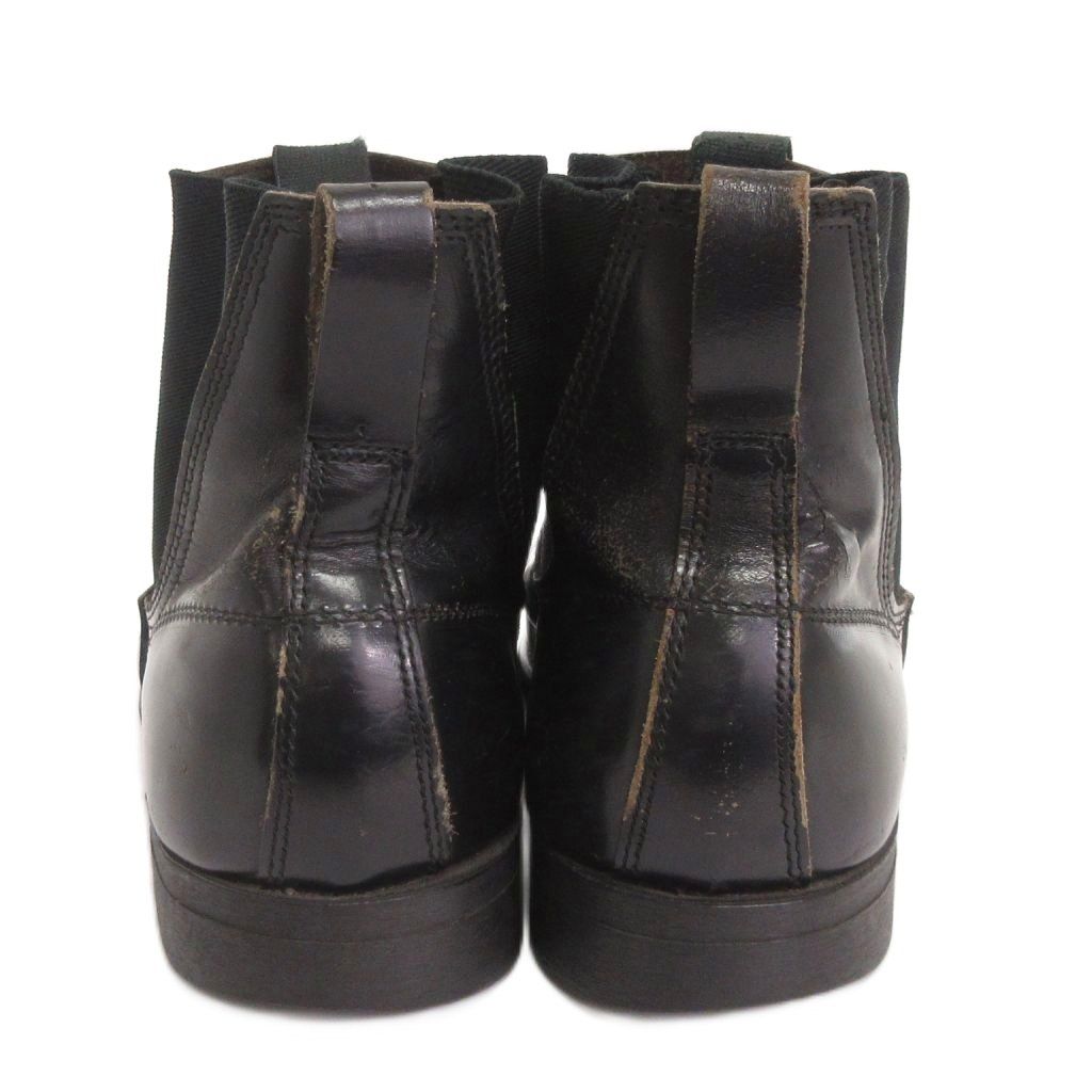 US NAVY ヴィンテージ 90s サイドゴアブーツ 米軍 レザー 黒 ブラック