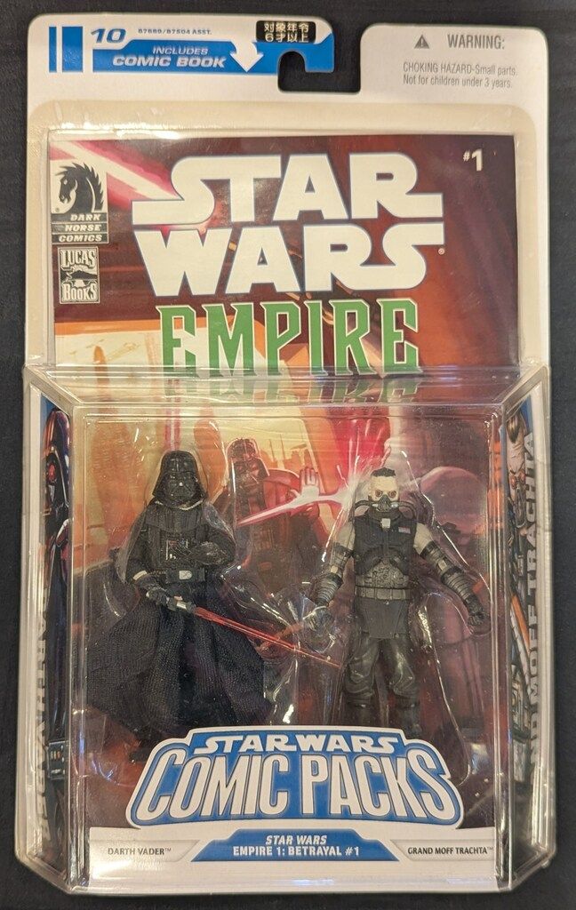 HASBRO COMIC PACKS DARTH VADER & GRAND MOFF TRACHTA 3.5インチ