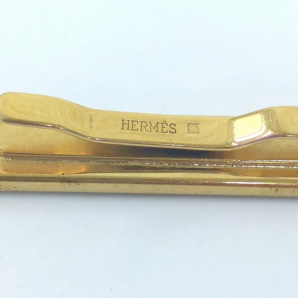 エルメス エマイユ 七宝焼 ネクタイピン ブルー ゴールドカラー - メルカリ