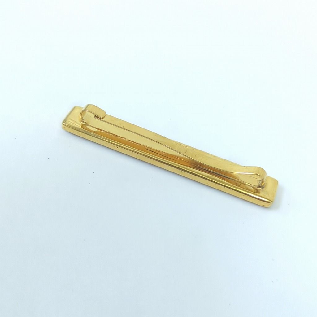 エルメス エマイユ 七宝焼 ネクタイピン ブラック ゴールドカラー