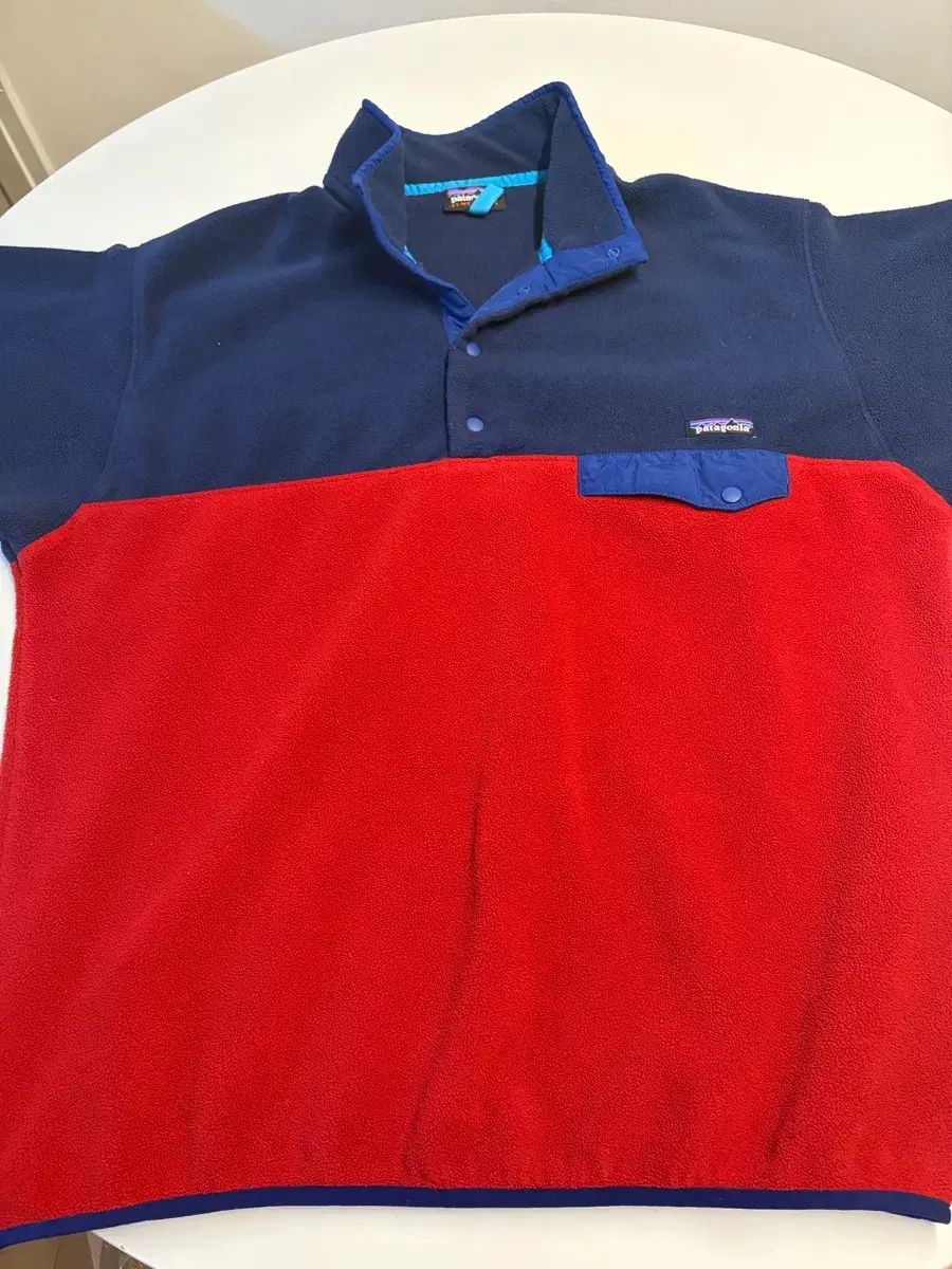 XL patagonia パタゴニア Synchilla シンチラ ネイビーレッド