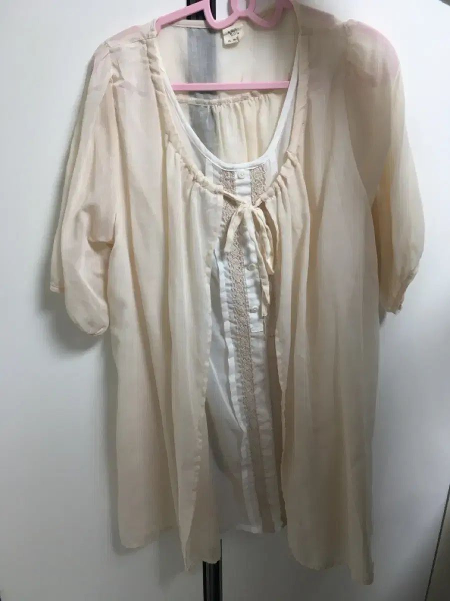 ヴィンテージ ピーチアイボリー ONE PIECE