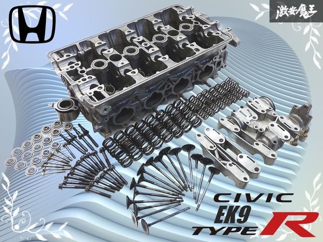 【本物】ホンダ B16B シリンダーヘッドシビックタイプR EK9 ☆実動外し/7万キロ外し☆ ホンダ 純正 EK9 シビック タイプR B16B