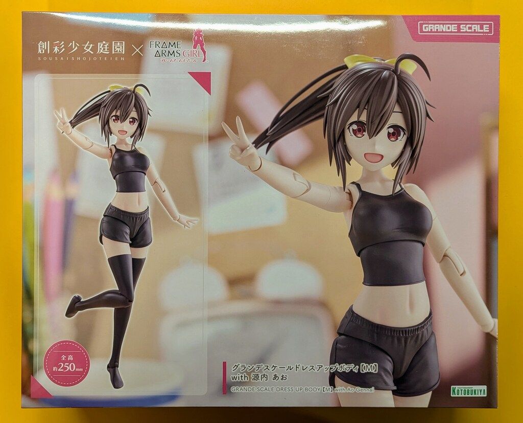 コトブキヤ 創彩少女庭園 GRANDE SCALE ドレスアップボディ M with 源内 あお