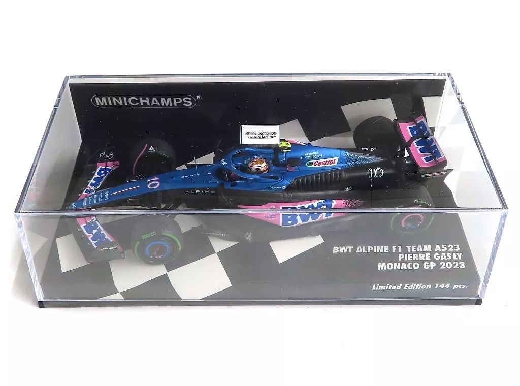 ミニカー 1 43 BWT アルピーヌ F チーム A 523 ピエール ガスリー モナコGP 2025