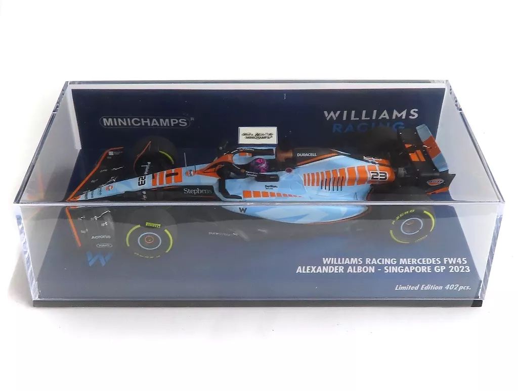ミニカー 1 43 ウィリアムズ レーシング FW 45 アレクサンダー アルボン シンガポールGP 2025