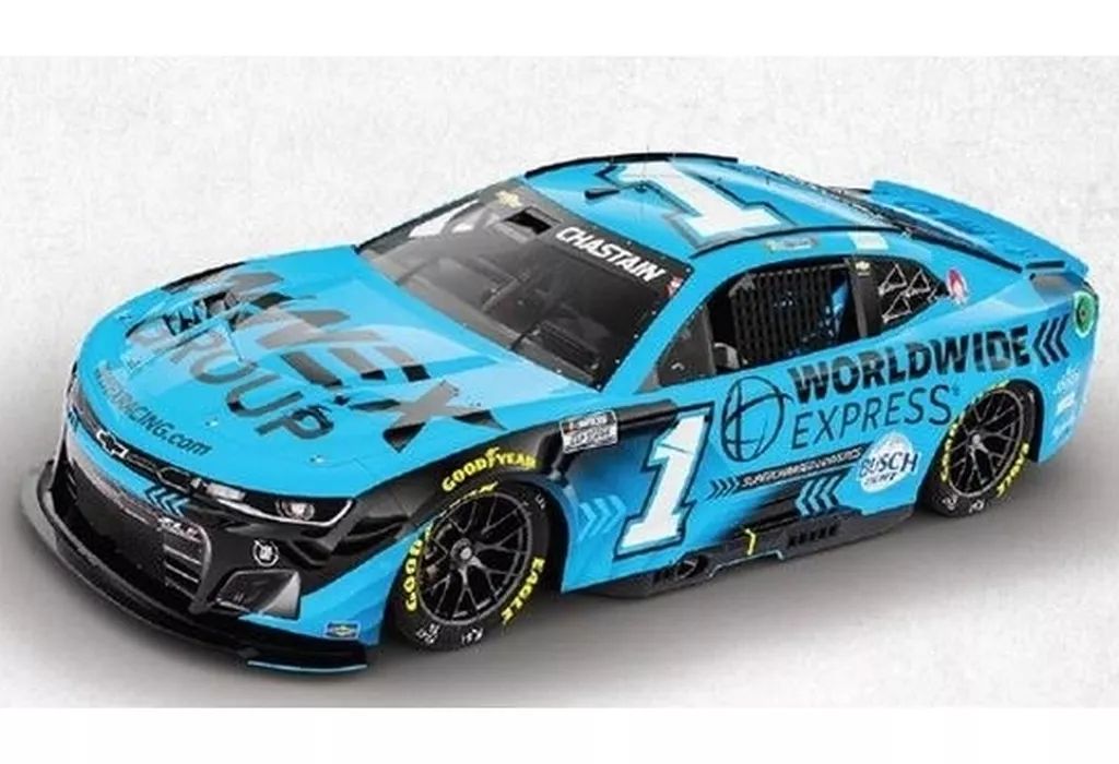 ミニカー 1 24 EXPRESS 2025 シボレー カマロ ZL ロス チャスティン NASCAR CUPシリーズ