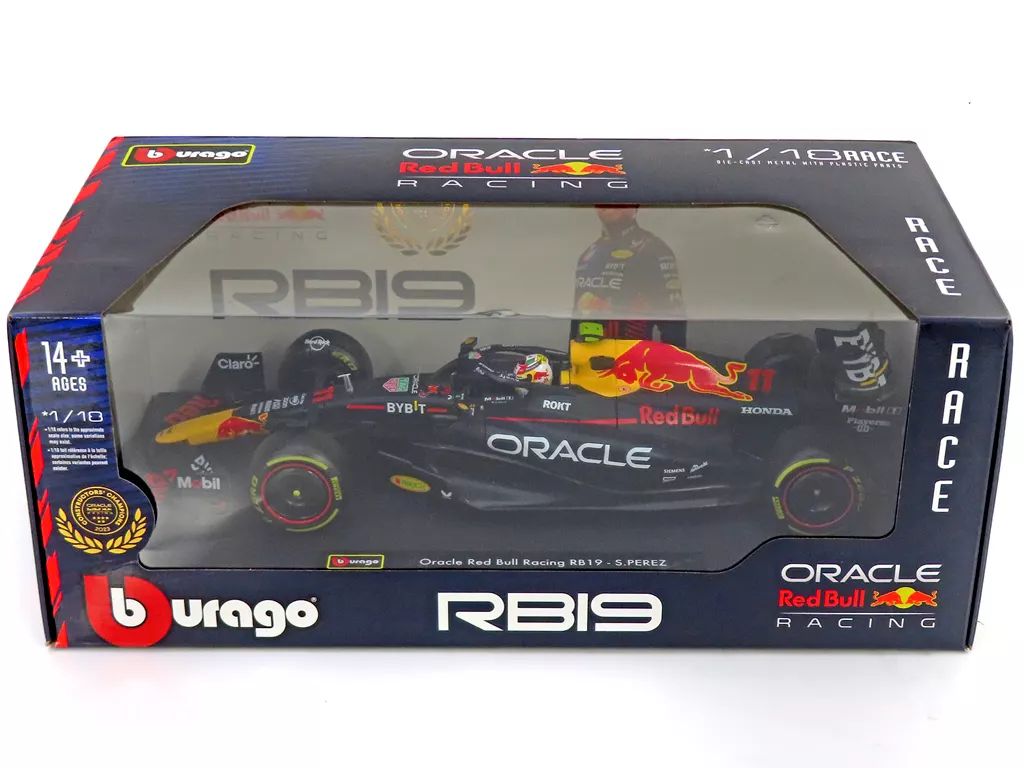 新品】ミニカー 1/18 オラクル レッドブル レーシング RB19(2023