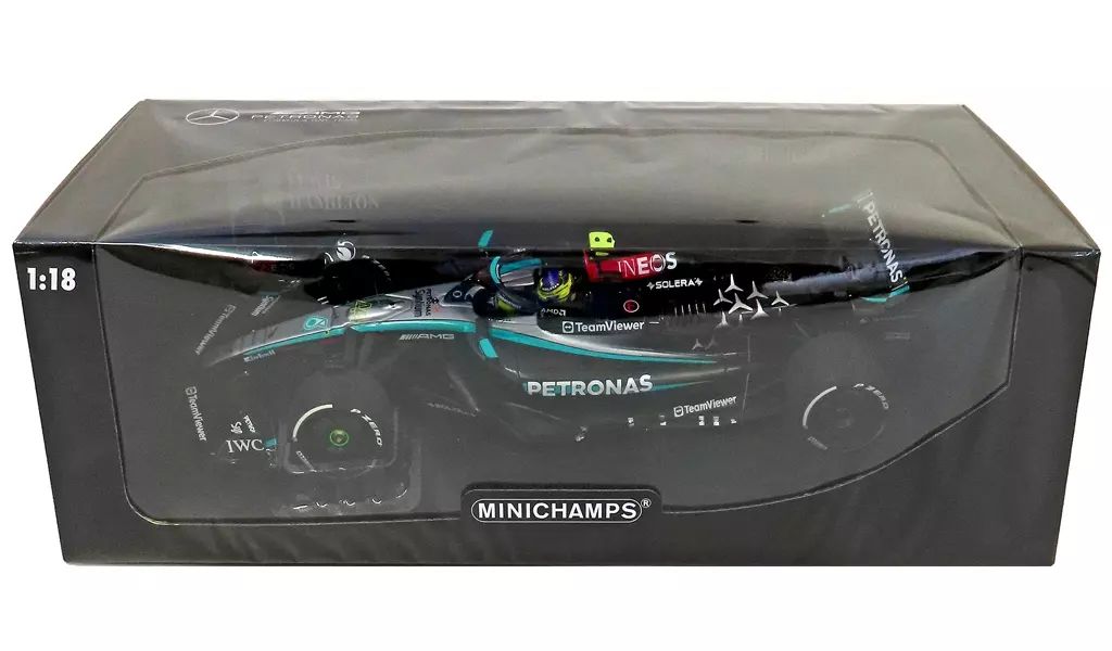 ミニカー 1|18 メルセデス-AMG ペトロナス F 1チーム W 15 E パフォーマンス ルイス ハミルトン オーストリアGP 2025