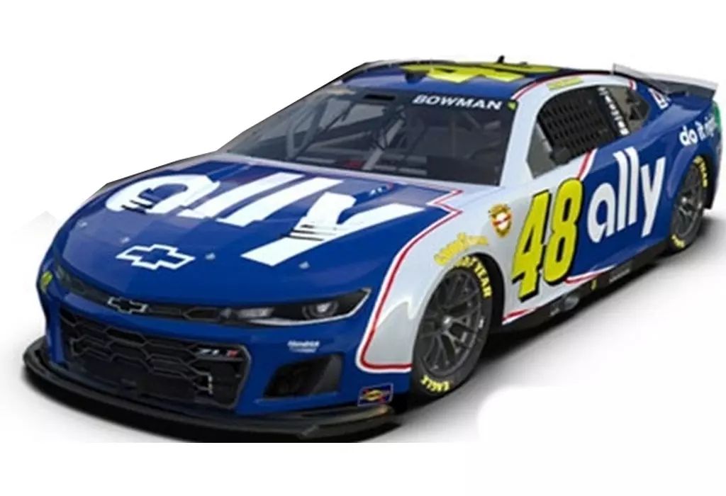 ミニカー 1 24 ALLY 2025 シボレー カマロ ZL アレックス ボウマン 48 ARC NASCAR CUP Series