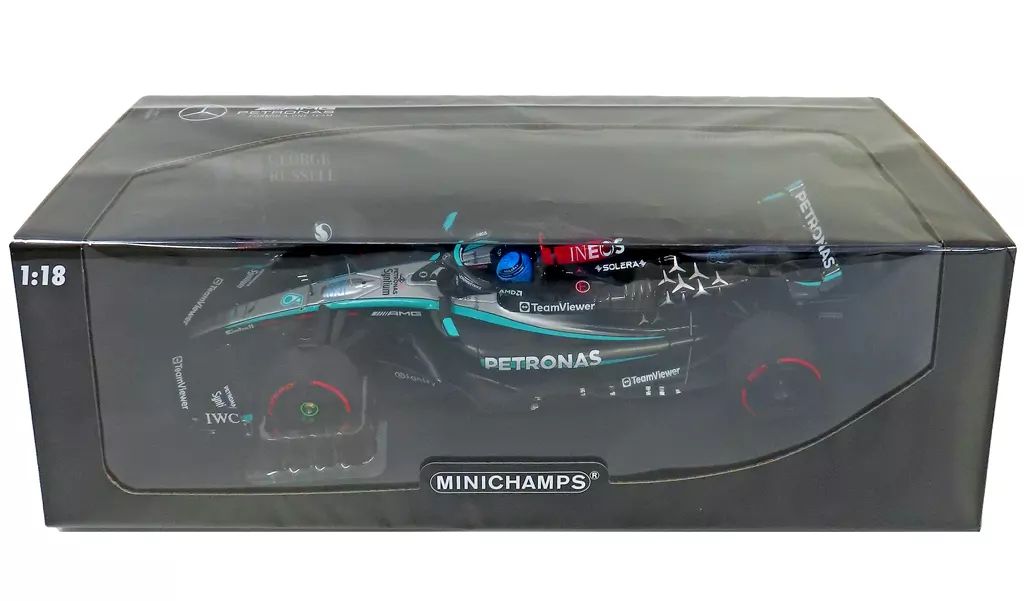 ミニカー 1 18 メルセデス AMG ペトロナス F 1チーム W 15 E パフォーマンス ジョージ ラッセル イギリスGP 2025