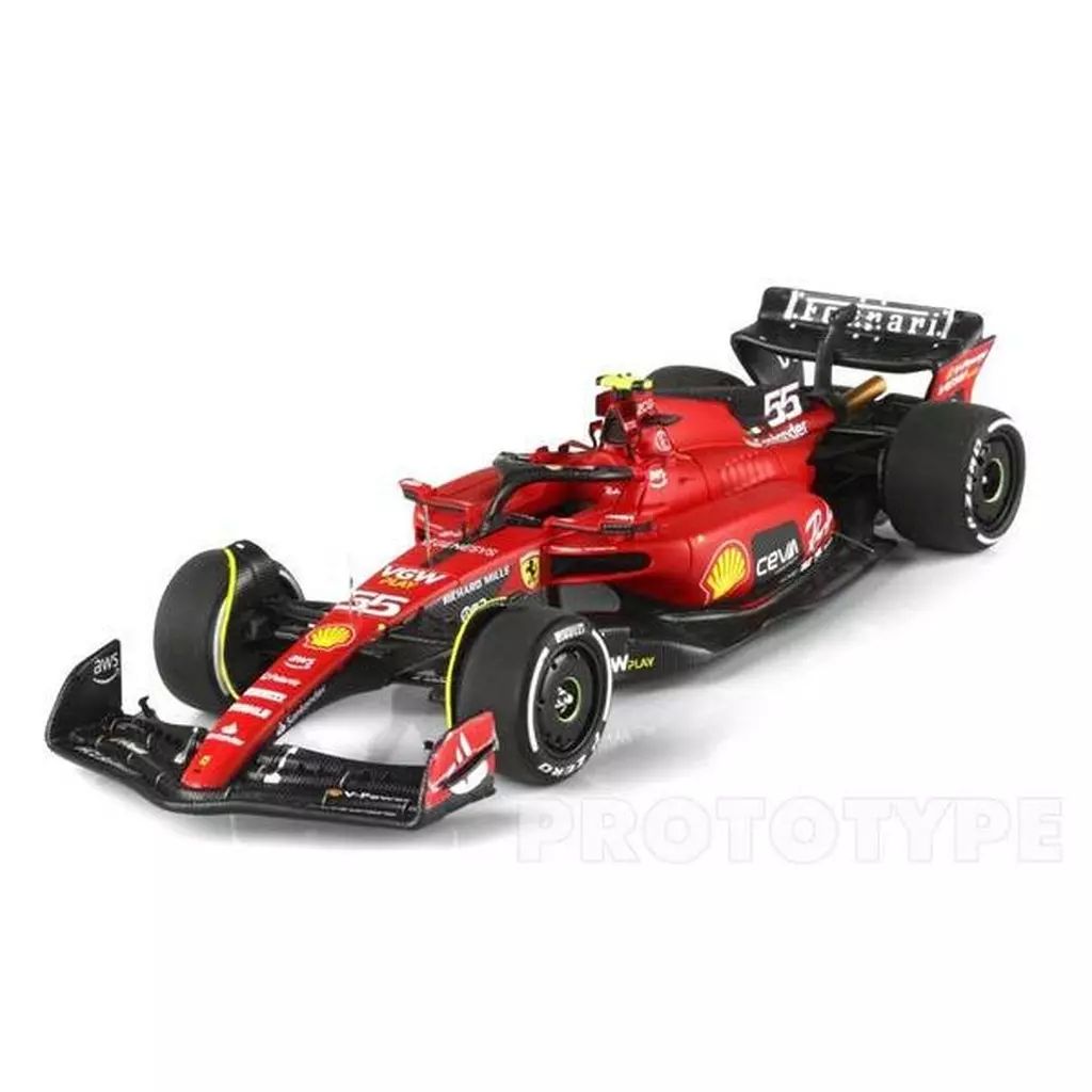 ミニカー 1|18 フェラーリ SF-23 カルロス サインツ シンガポールGP 2025 ウィナー