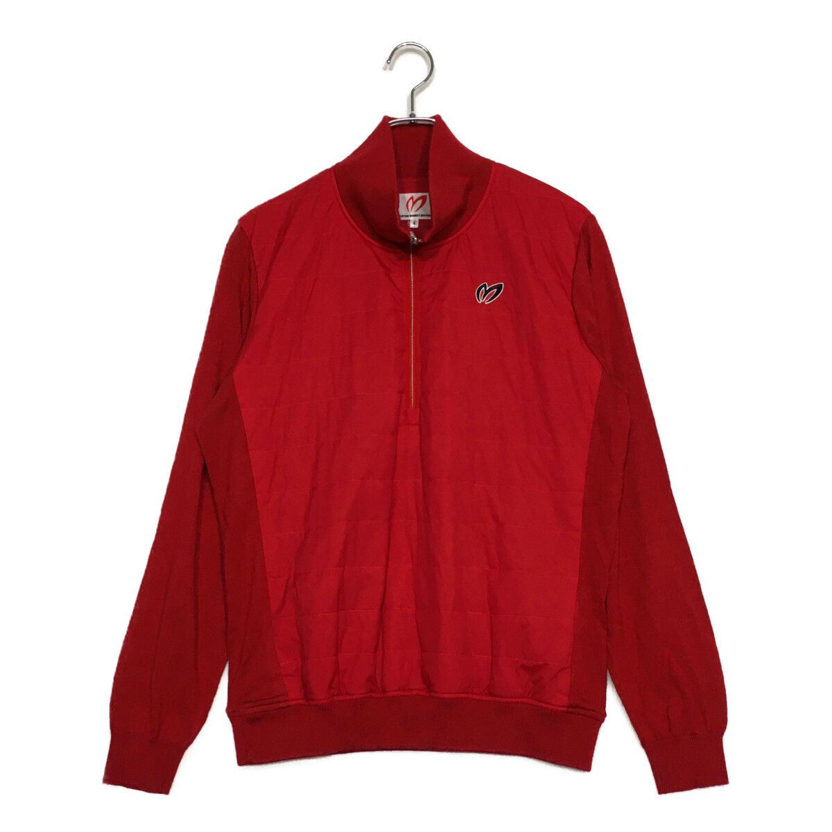 メンズ マスターバニーエディション MASTER BUNNY EDITION ブルゾン 4 M 赤 レッド ハーフジップ ニット 中綿