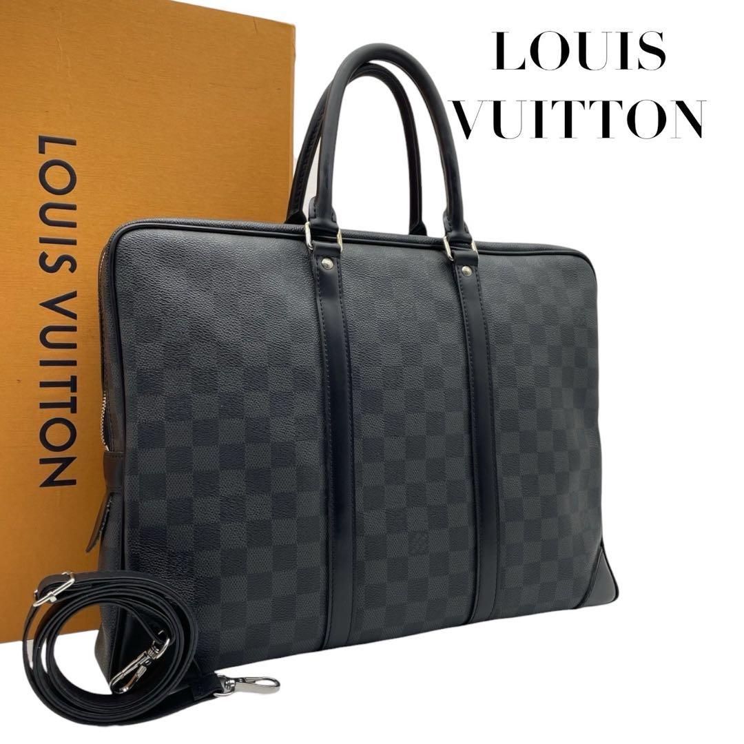 価格交渉|質問大 ♪ ルイヴィトン ダミエグラフィット 2 way ドキュマンヴォワヤージュ バッグ 4571