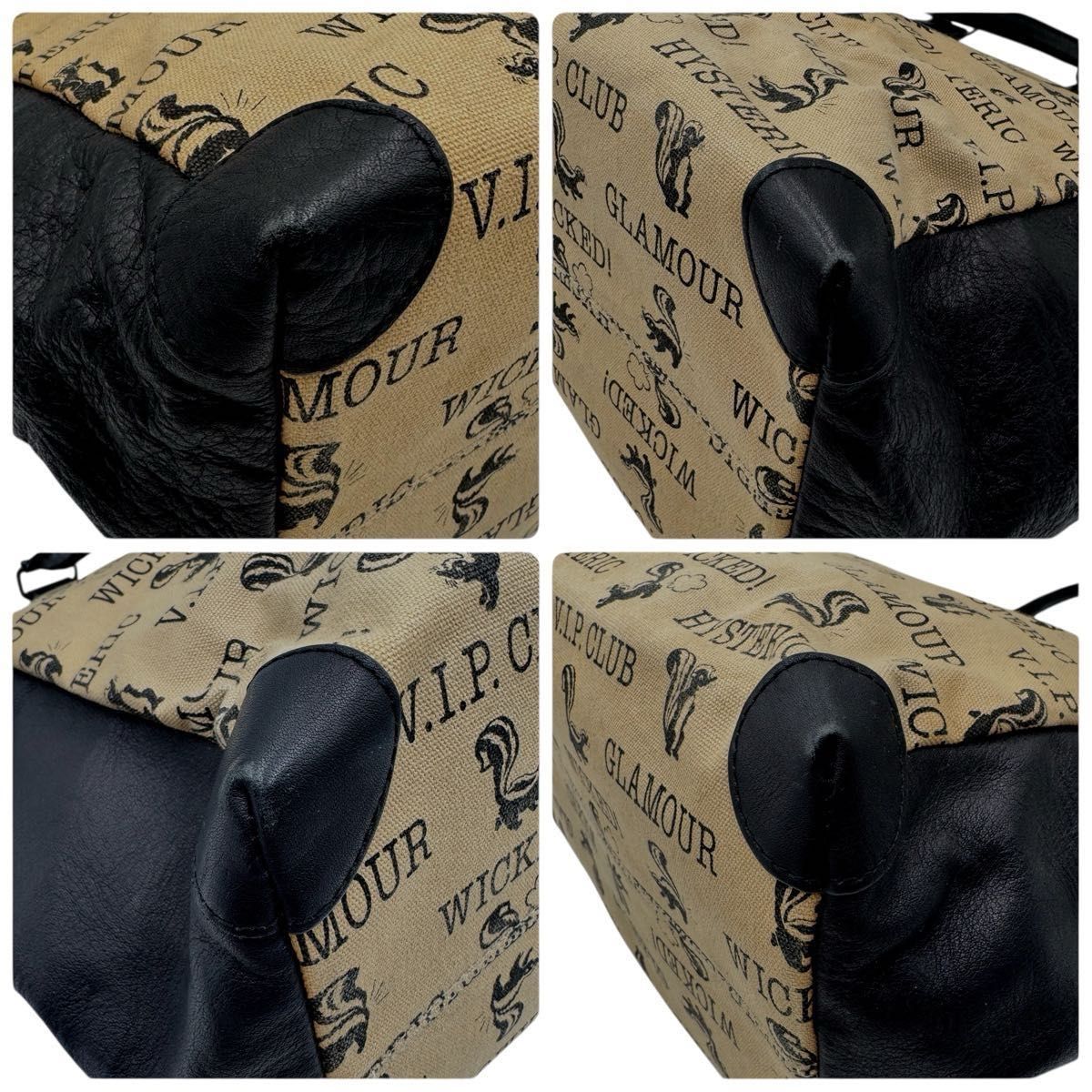 希少】ヒステリックグラマー × SKUNK CLUB 総柄 トートバッグ