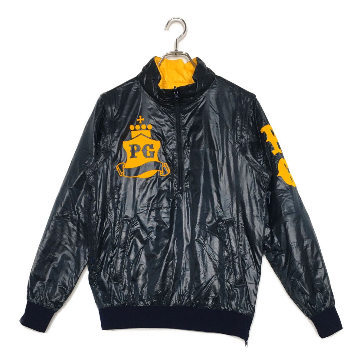 パーリーゲイツ  メンズ　ブルゾン4 中古 メンズ パーリーゲイツ PEARLY GATES ブルゾン 4(M) 紺/黄