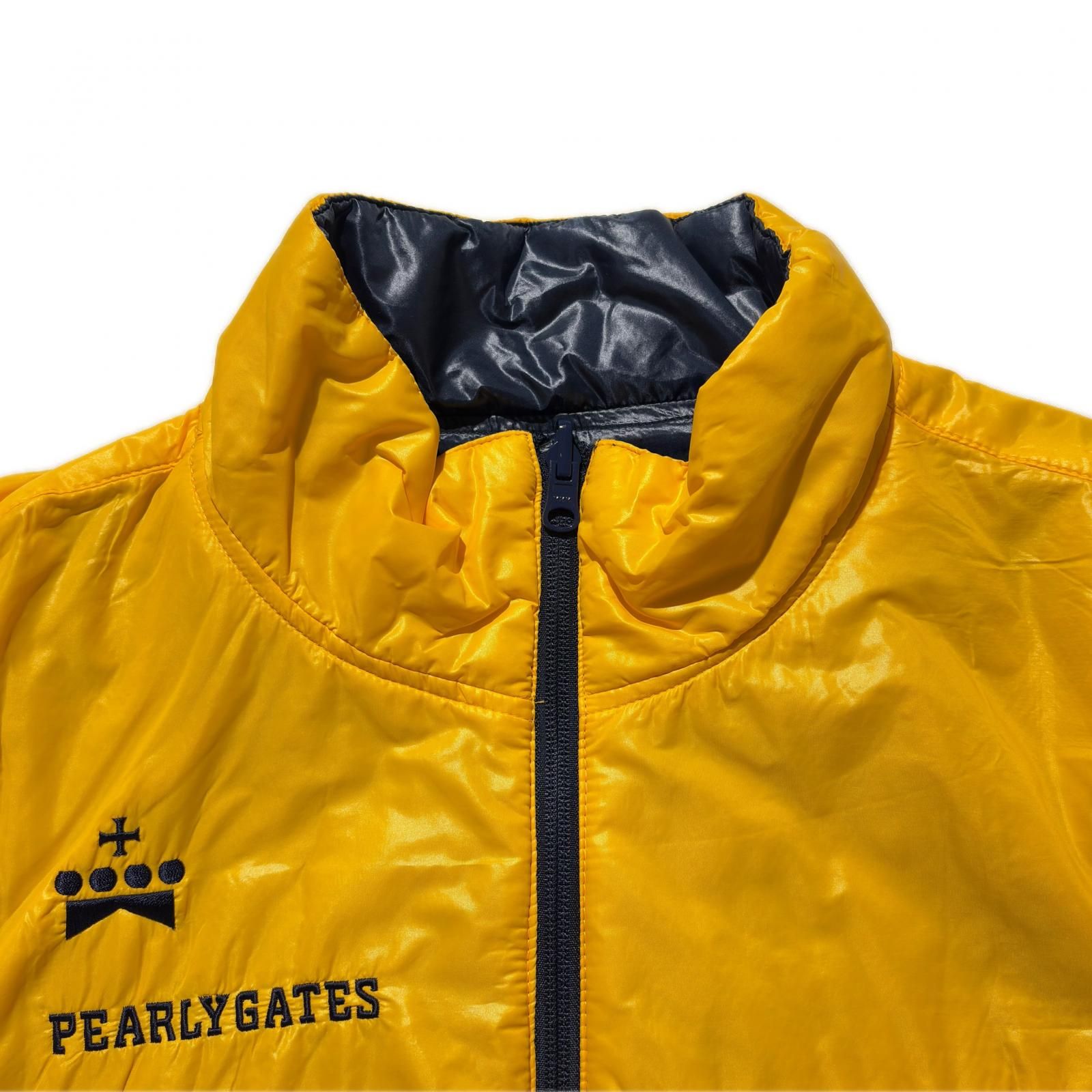 中古 メンズ パーリーゲイツ PEARLY GATES ブルゾン 4(M) 紺/黄