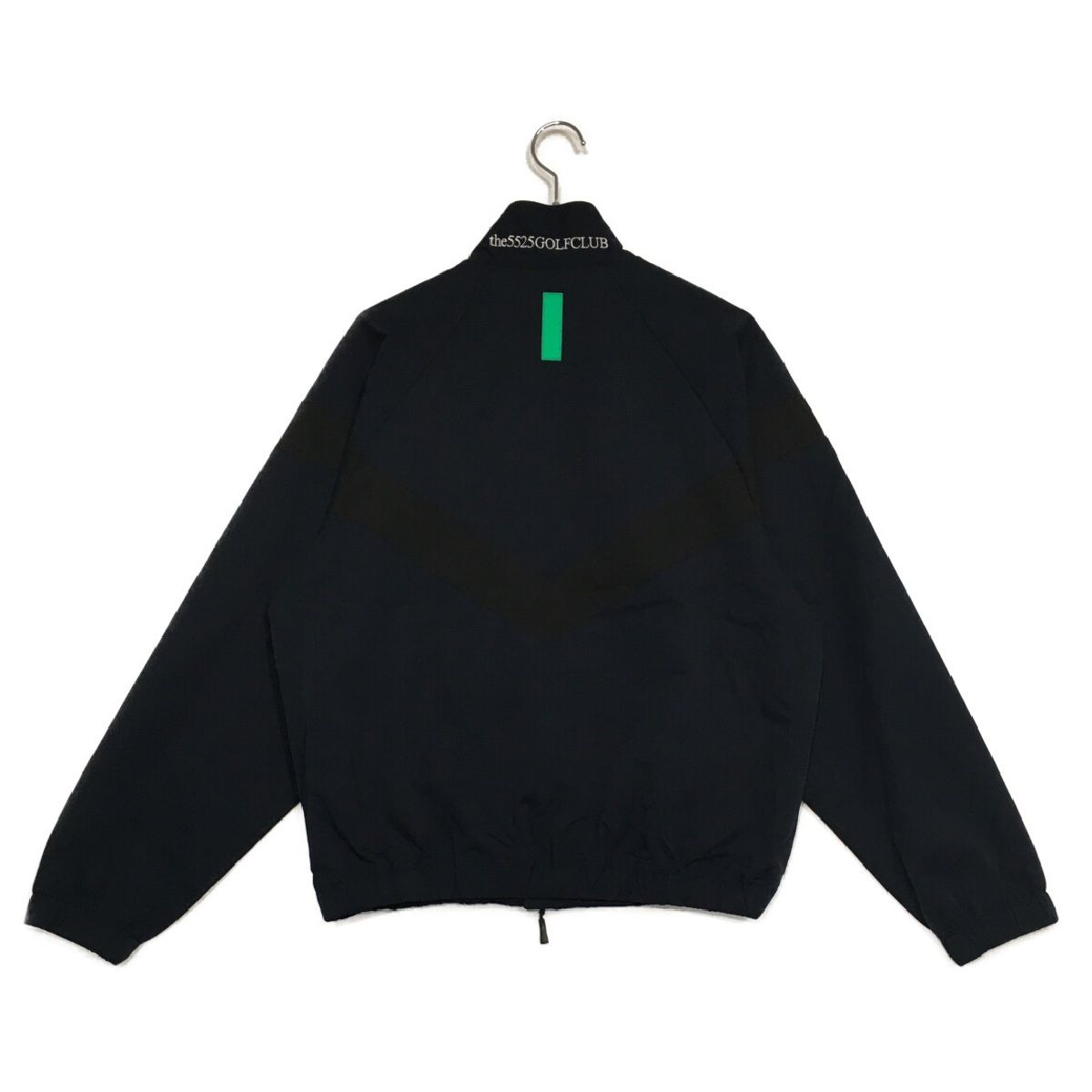 メンズ ブルゾン M 紺 ネイビー Vライン ダブルジップ