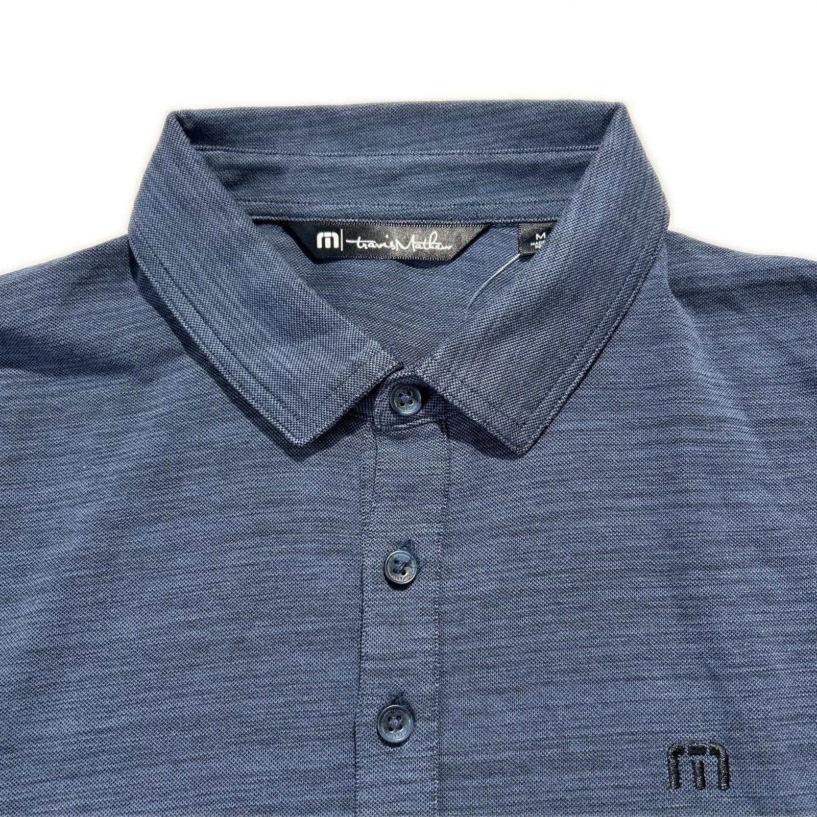 トラビスマシュー　新品ポロ　ネイビー TRAVIS MATHEW トラビスマシュー 半袖ポロシャツ ネイビー系 サイズ：M