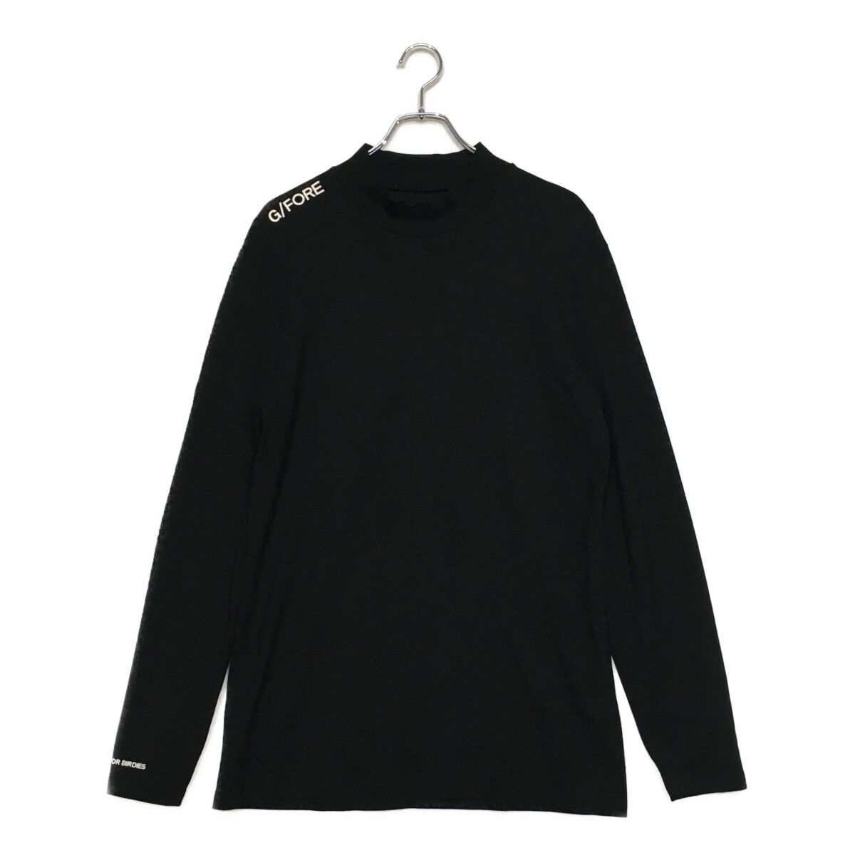 メンズ ジーフォア G|FORE 長袖シャツ 3 LL 黒 ブラック モックネック