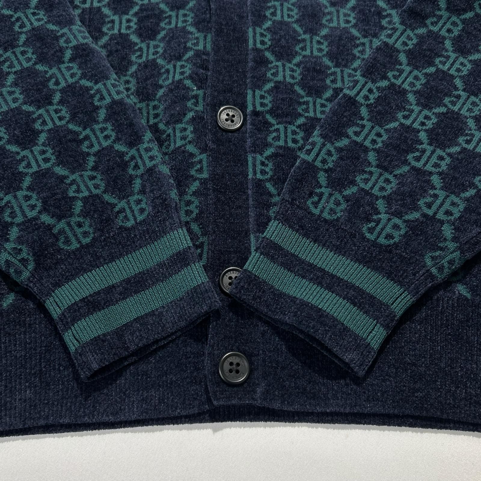 未使用品 メンズ ジャックバニー Jack Bunny!! カーディガン 6(LL) 緑