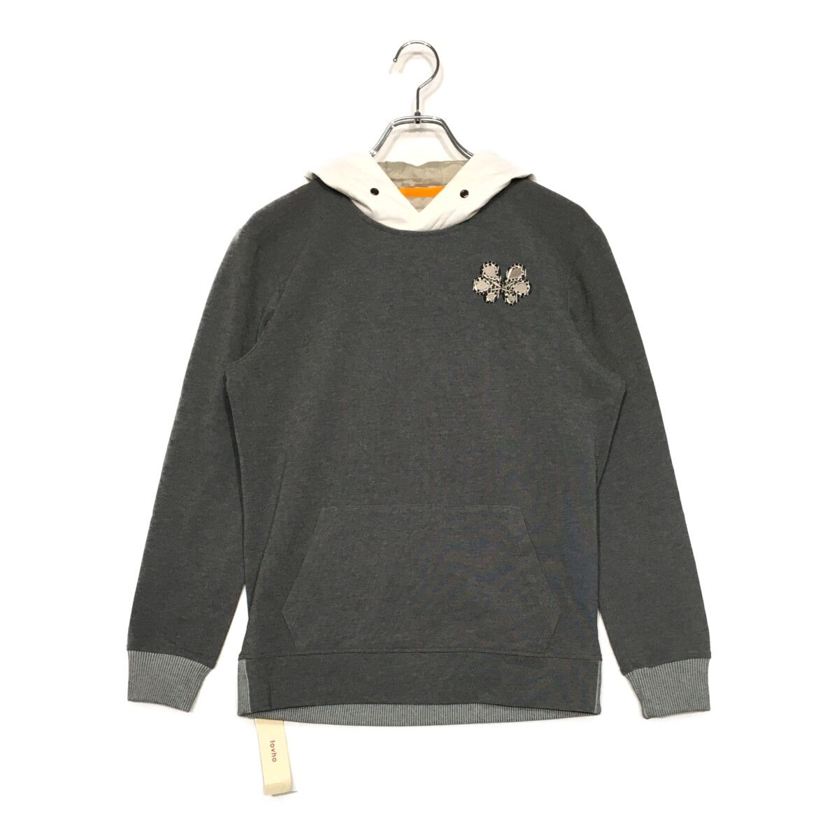 ♥品 メンズ トヴホ tovho パーカー 2 M グレー 中綿 プルオーバー 訳あり