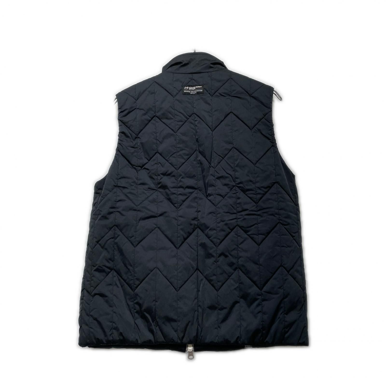 メンズ マスターバニーエディション MASTER BUNNY EDITION ベスト 4 M 濃紺 ネイビー ヒートベスト 電熱 中綿入り